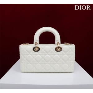 Dior Lady Medium D-Joy Bag Cannage Lambskin 26 x 13.5 x 5 cm Bags