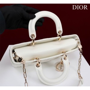 Dior Lady Medium D-Joy Bag Cannage Lambskin 26 x 13.5 x 5 cm Bags