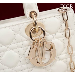 Dior Lady Medium D-Joy Bag Cannage Lambskin 26 x 13.5 x 5 cm Bags