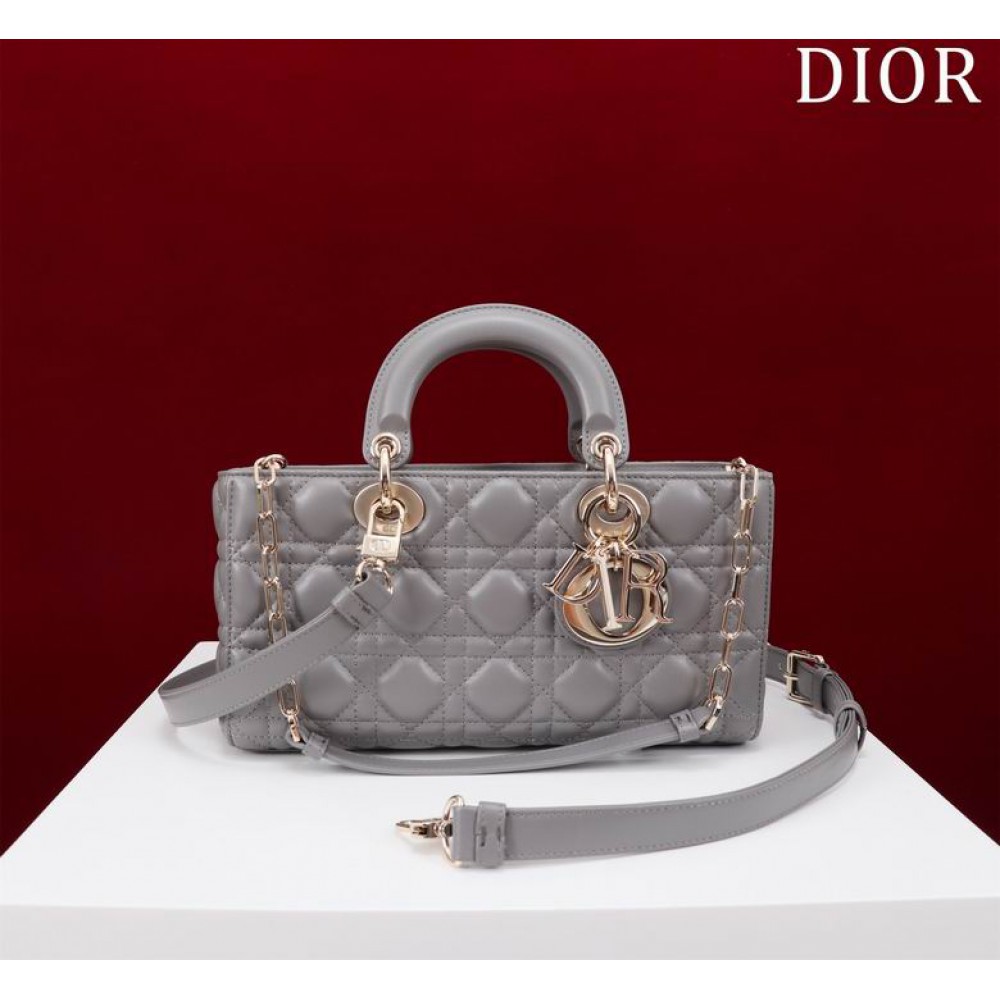 Dior Lady Medium D-Joy Bag Cannage Lambskin 26 x 13.5 x 5 cm Bags