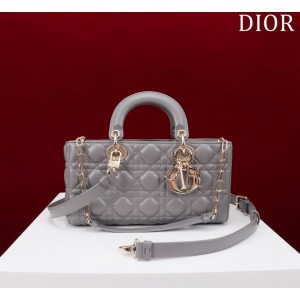 Dior Lady Medium D-Joy Bag Cannage Lambskin 26 x 13.5 x 5 cm Bags