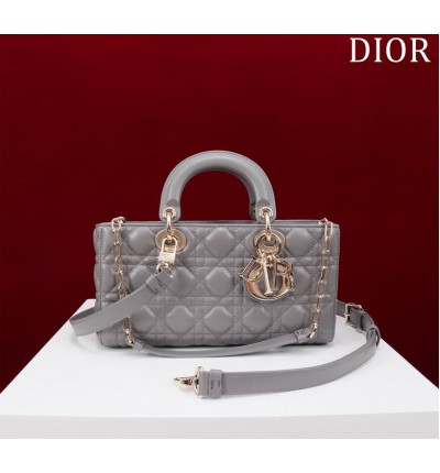 Dior Lady Medium D-Joy Bag Cannage Lambskin 26 x 13.5 x 5 cm