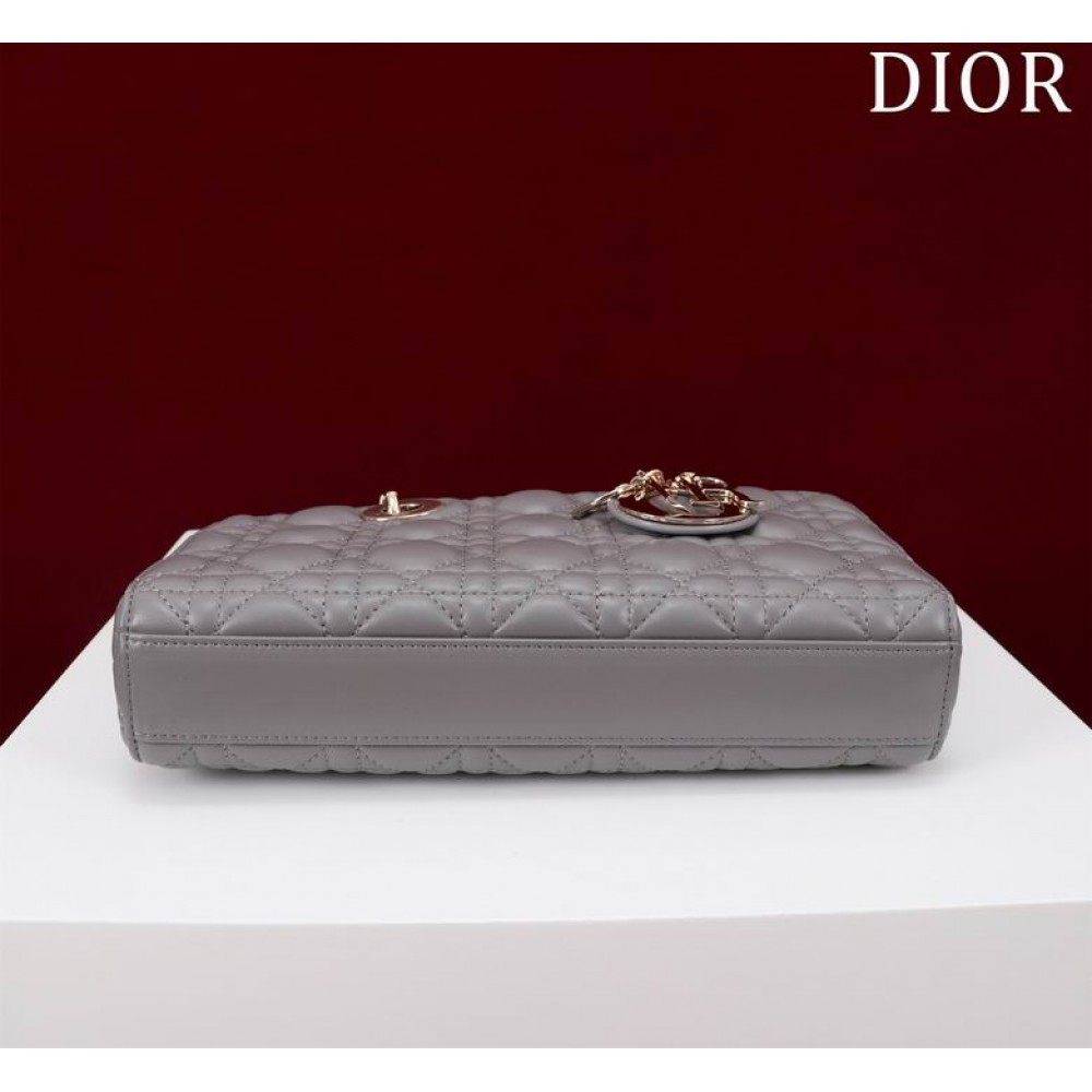 Dior Lady Medium D-Joy Bag Cannage Lambskin 26 x 13.5 x 5 cm Bags