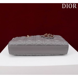 Dior Lady Medium D-Joy Bag Cannage Lambskin 26 x 13.5 x 5 cm Bags