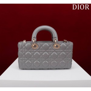 Dior Lady Medium D-Joy Bag Cannage Lambskin 26 x 13.5 x 5 cm Bags