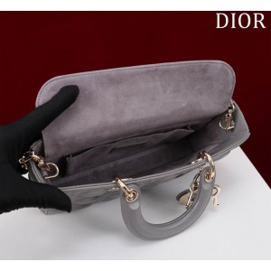 Dior Lady Medium D-Joy Bag Cannage Lambskin 26 x 13.5 x 5 cm Bags