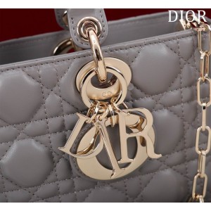 Dior Lady Medium D-Joy Bag Cannage Lambskin 26 x 13.5 x 5 cm Bags