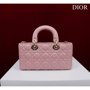Dior Lady Medium D-Joy Bag Cannage Lambskin 26 x 13.5 x 5 cm Bags