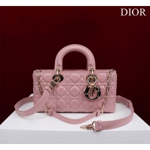 Dior Lady Medium D-Joy Bag Cannage Lambskin 26 x 13.5 x 5 cm Bags