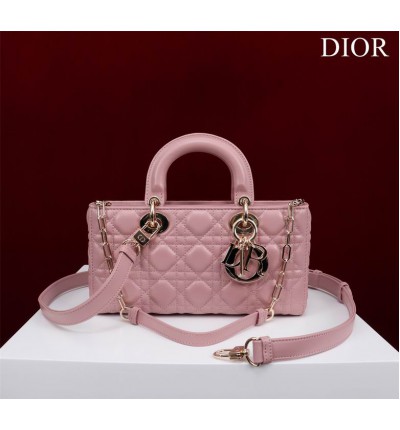 Dior Lady Medium D-Joy Bag Cannage Lambskin 26 x 13.5 x 5 cm