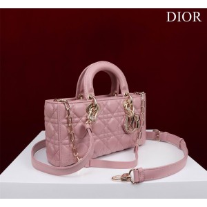 Dior Lady Medium D-Joy Bag Cannage Lambskin 26 x 13.5 x 5 cm Bags