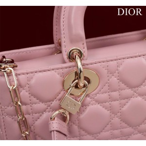 Dior Lady Medium D-Joy Bag Cannage Lambskin 26 x 13.5 x 5 cm Bags