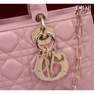 Dior Lady Medium D-Joy Bag Cannage Lambskin 26 x 13.5 x 5 cm Bags