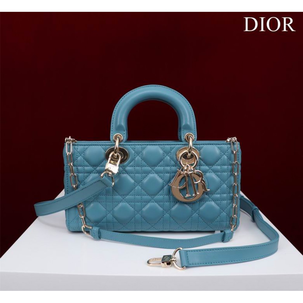 Dior Lady Medium D-Joy Bag Cannage Lambskin 26 x 13.5 x 5 cm Bags