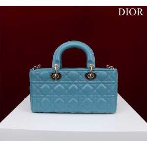 Dior Lady Medium D-Joy Bag Cannage Lambskin 26 x 13.5 x 5 cm Bags