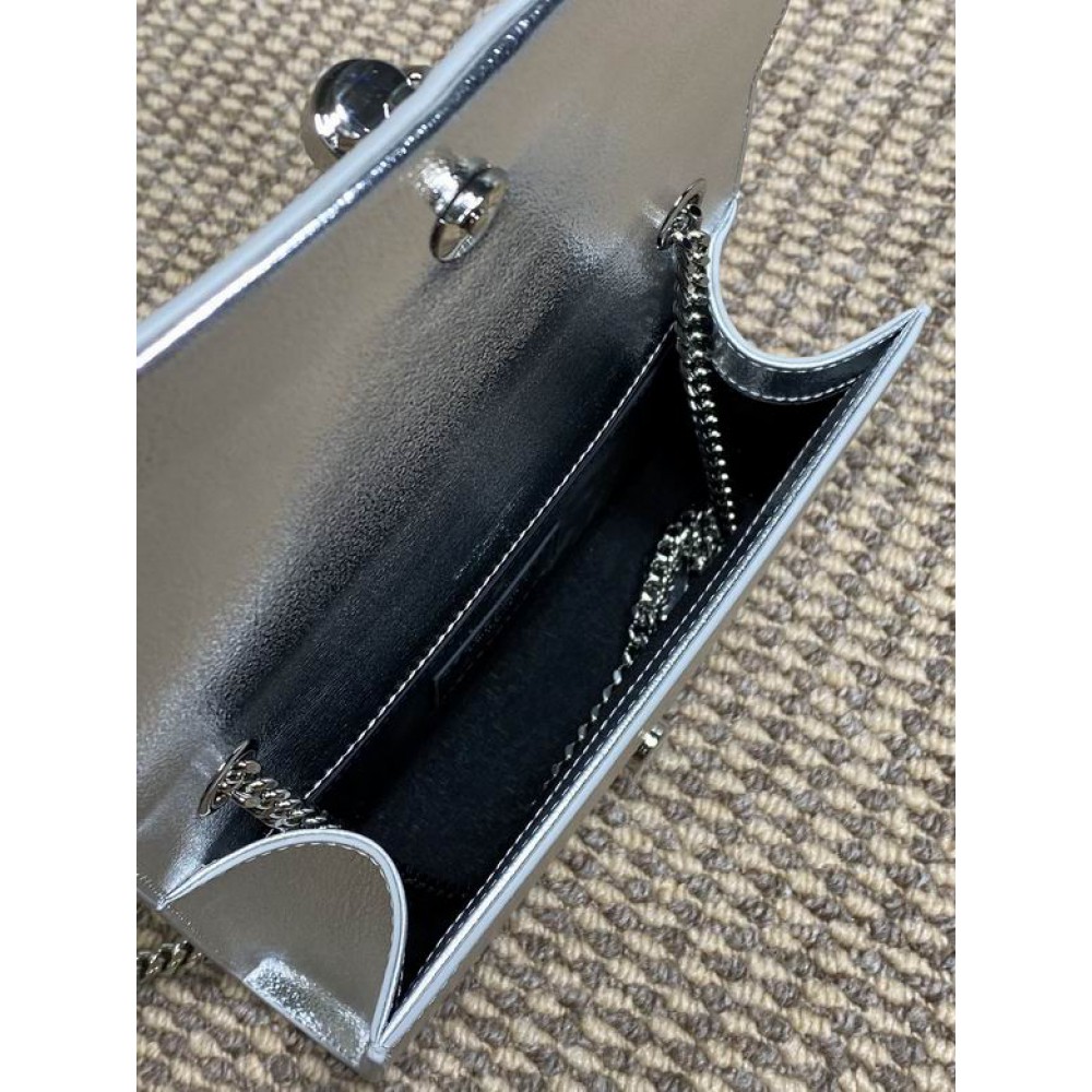 Ysl KATE TASSEL SMALL IN METALLIC LEATHER 20x12.5cm Bags