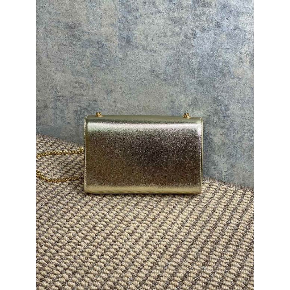 Ysl KATE TASSEL SMALL IN METALLIC LEATHER 20x12.5cm Bags