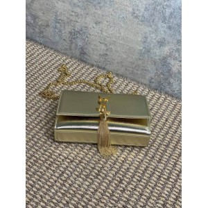 Ysl KATE TASSEL SMALL IN METALLIC LEATHER 20x12.5cm Bags
