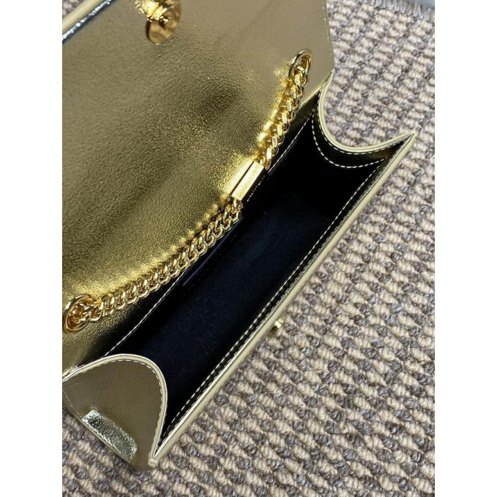 Ysl KATE TASSEL SMALL IN METALLIC LEATHER 20x12.5cm Bags