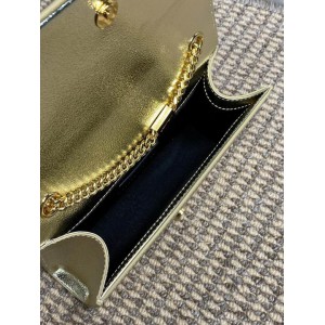 Ysl KATE TASSEL SMALL IN METALLIC LEATHER 20x12.5cm Bags