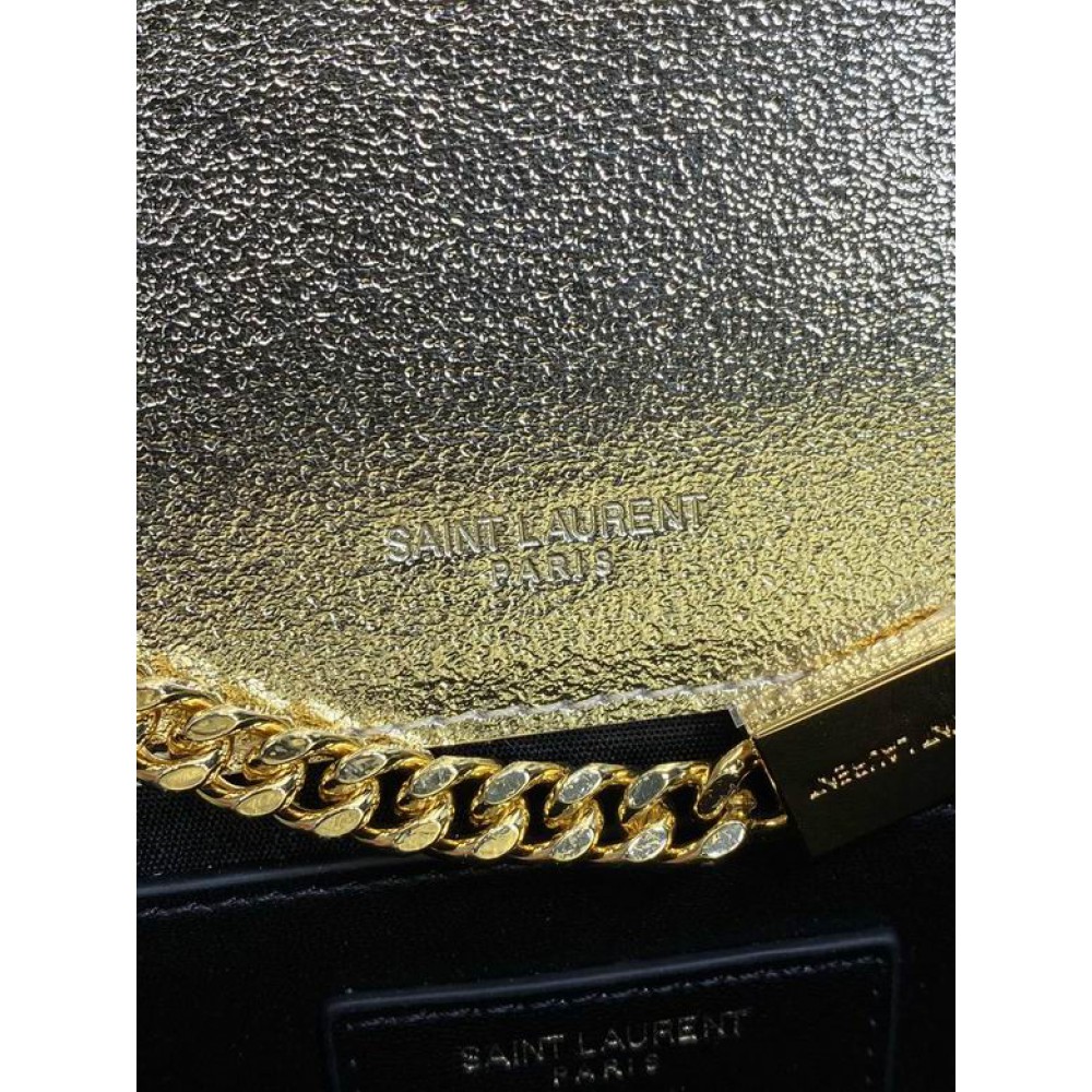 Ysl KATE TASSEL SMALL IN METALLIC LEATHER 20x12.5cm Bags