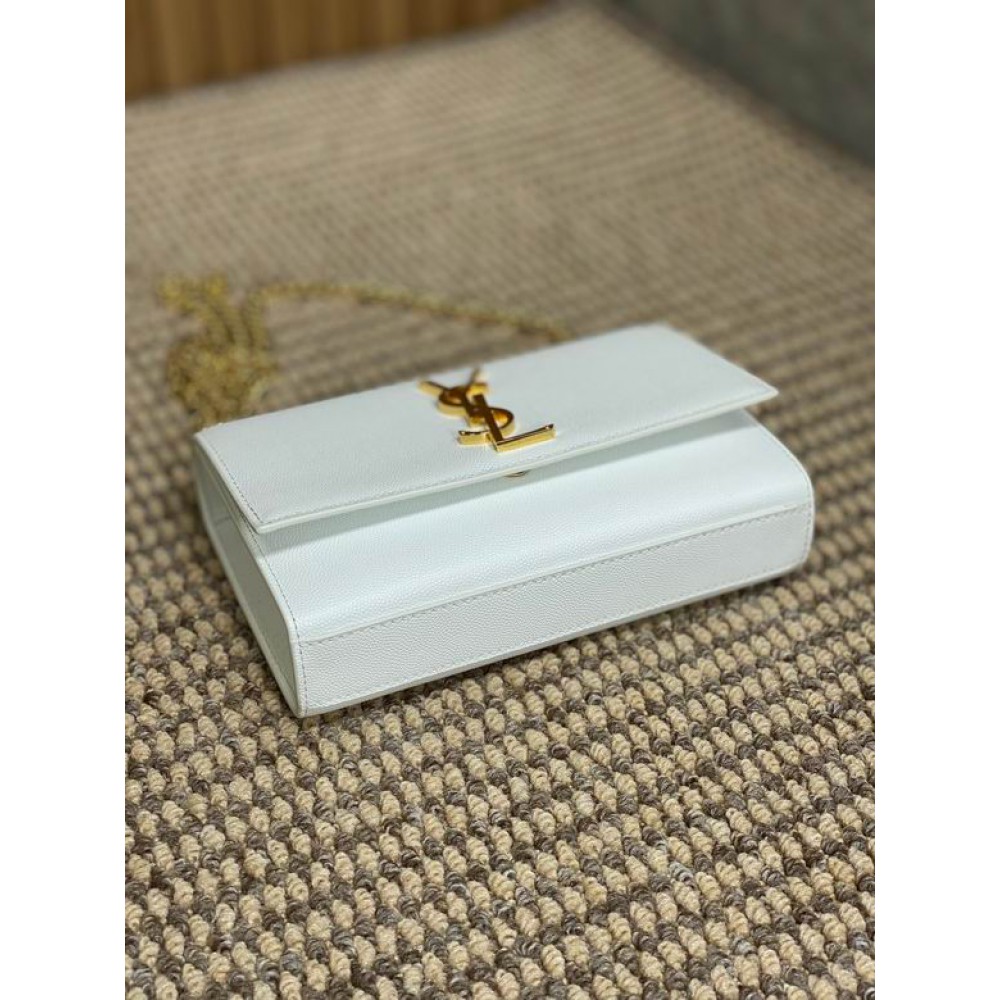 Ysl KATE SMALL IN GRAIN DE POUDRE EMBOSSED LEATHER 20x13cm Bags