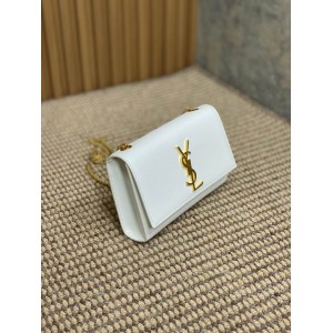 Ysl KATE SMALL IN GRAIN DE POUDRE EMBOSSED LEATHER 20x13cm Bags