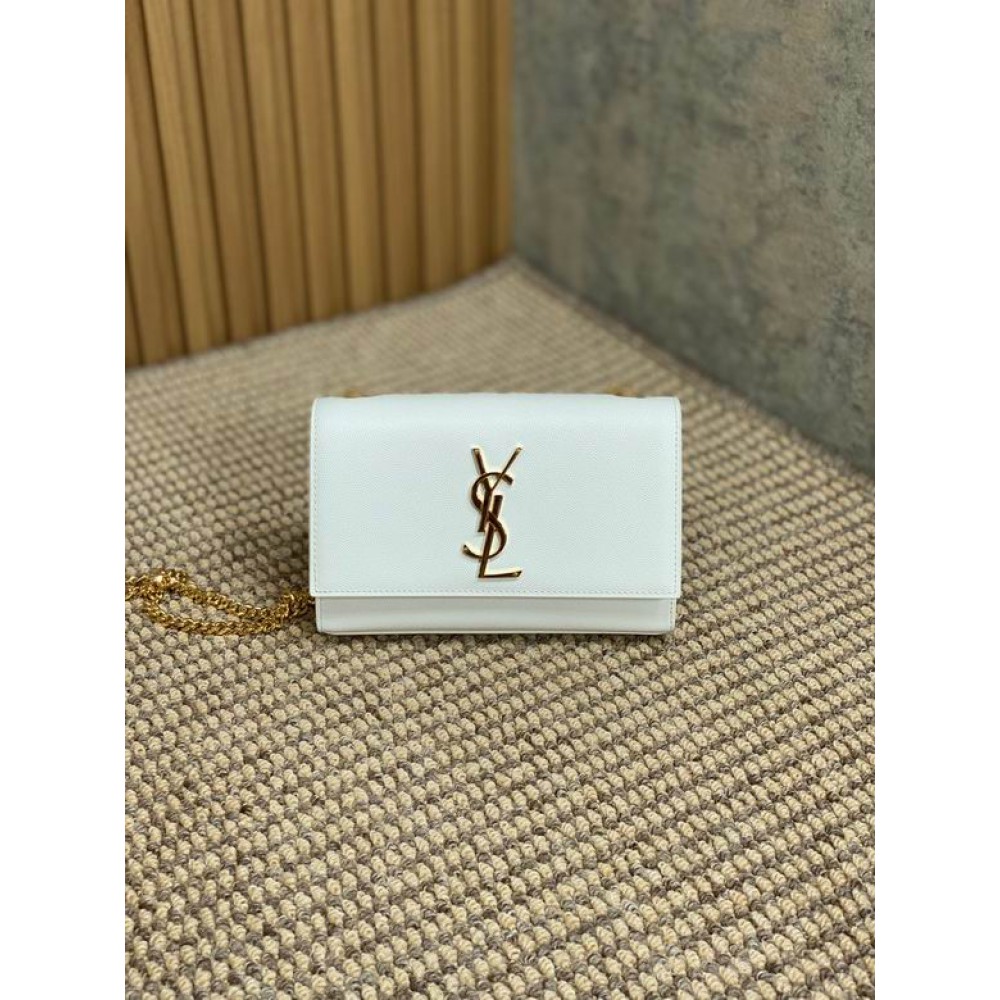 Ysl KATE SMALL IN GRAIN DE POUDRE EMBOSSED LEATHER 20x13cm Bags