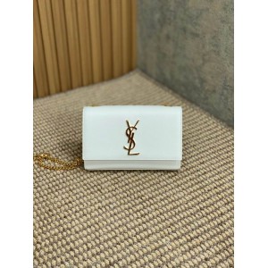 Ysl KATE SMALL IN GRAIN DE POUDRE EMBOSSED LEATHER 20x13cm Bags