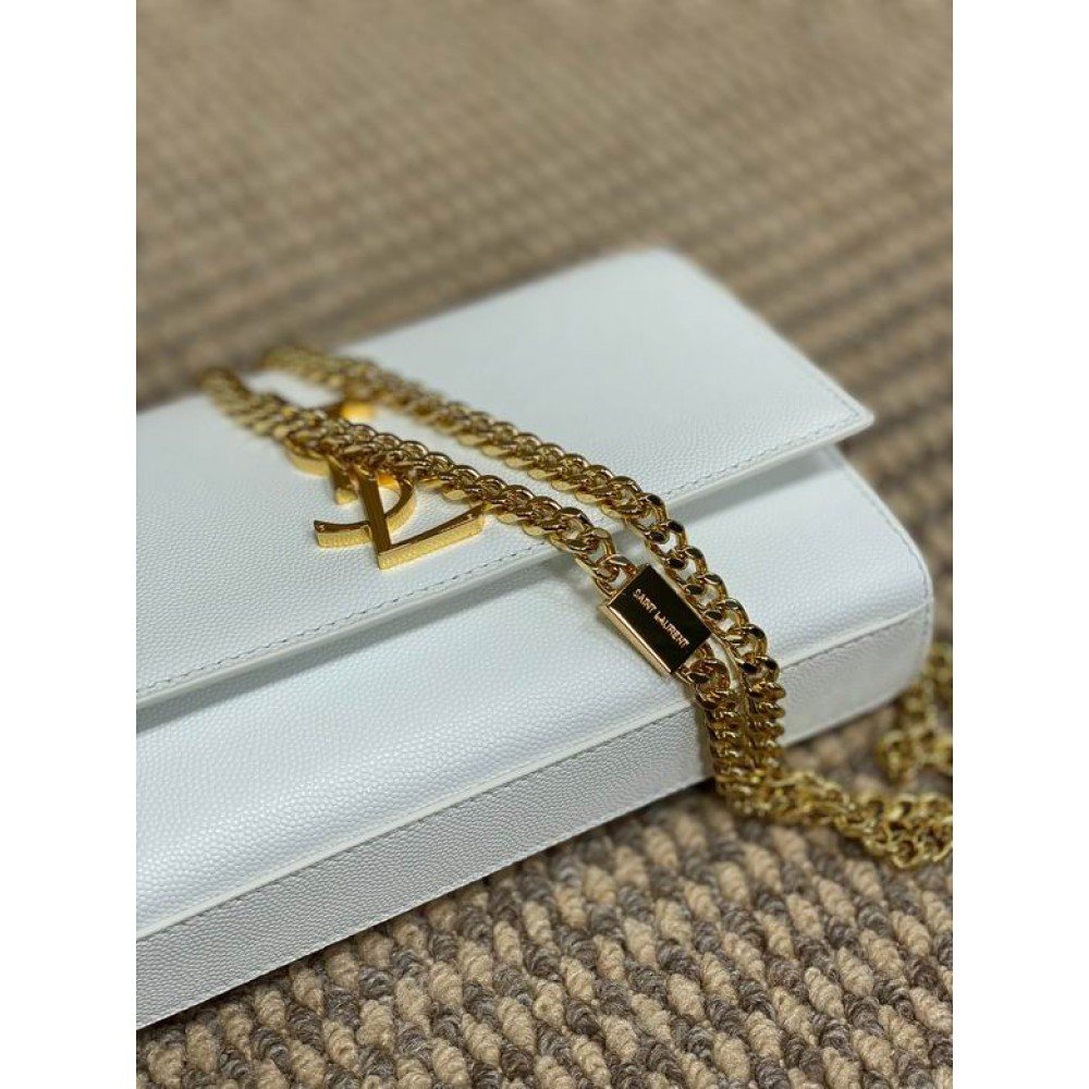 Ysl KATE SMALL IN GRAIN DE POUDRE EMBOSSED LEATHER 20x13cm Bags