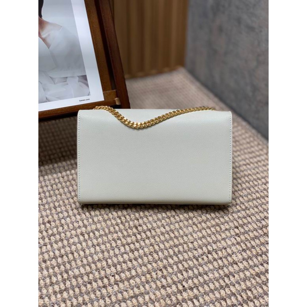 Ysl KATE MEDIUM IN GRAIN DE POUDRE EMBOSSED LEATHER 24x14.5cm Bags