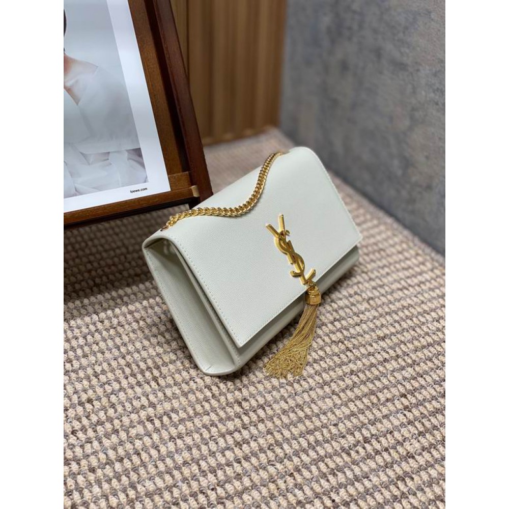 Ysl KATE MEDIUM IN GRAIN DE POUDRE EMBOSSED LEATHER 24x14.5cm Bags