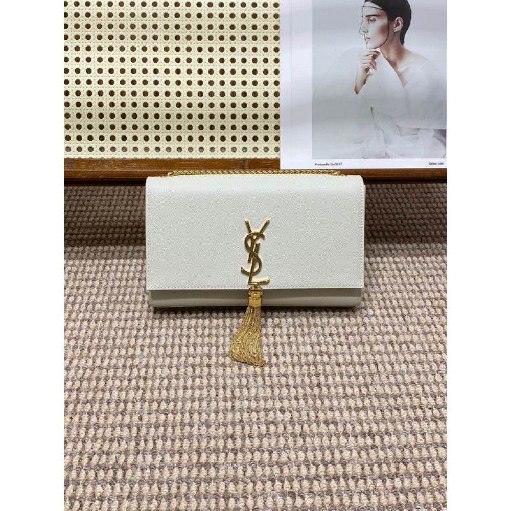 Ysl KATE MEDIUM IN GRAIN DE POUDRE EMBOSSED LEATHER 24x14.5cm Bags