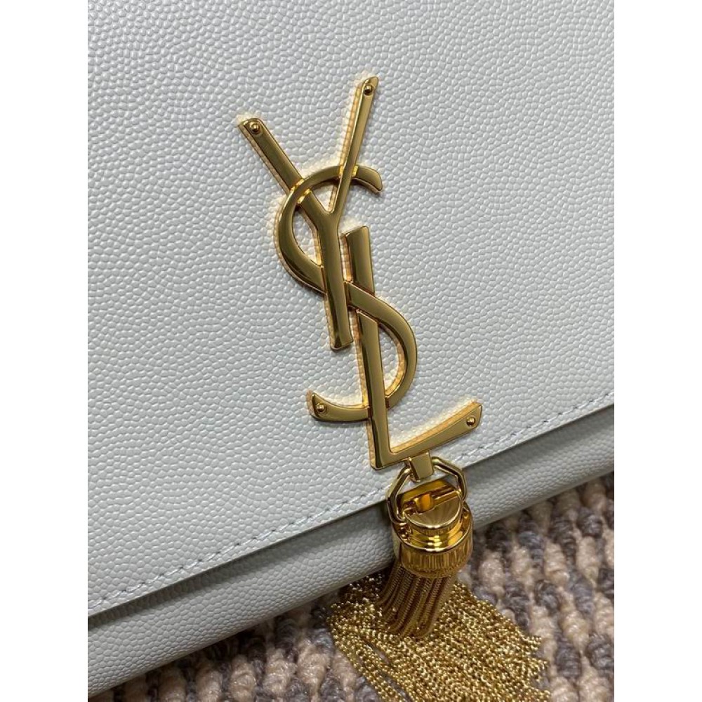 Ysl KATE MEDIUM IN GRAIN DE POUDRE EMBOSSED LEATHER 24x14.5cm Bags