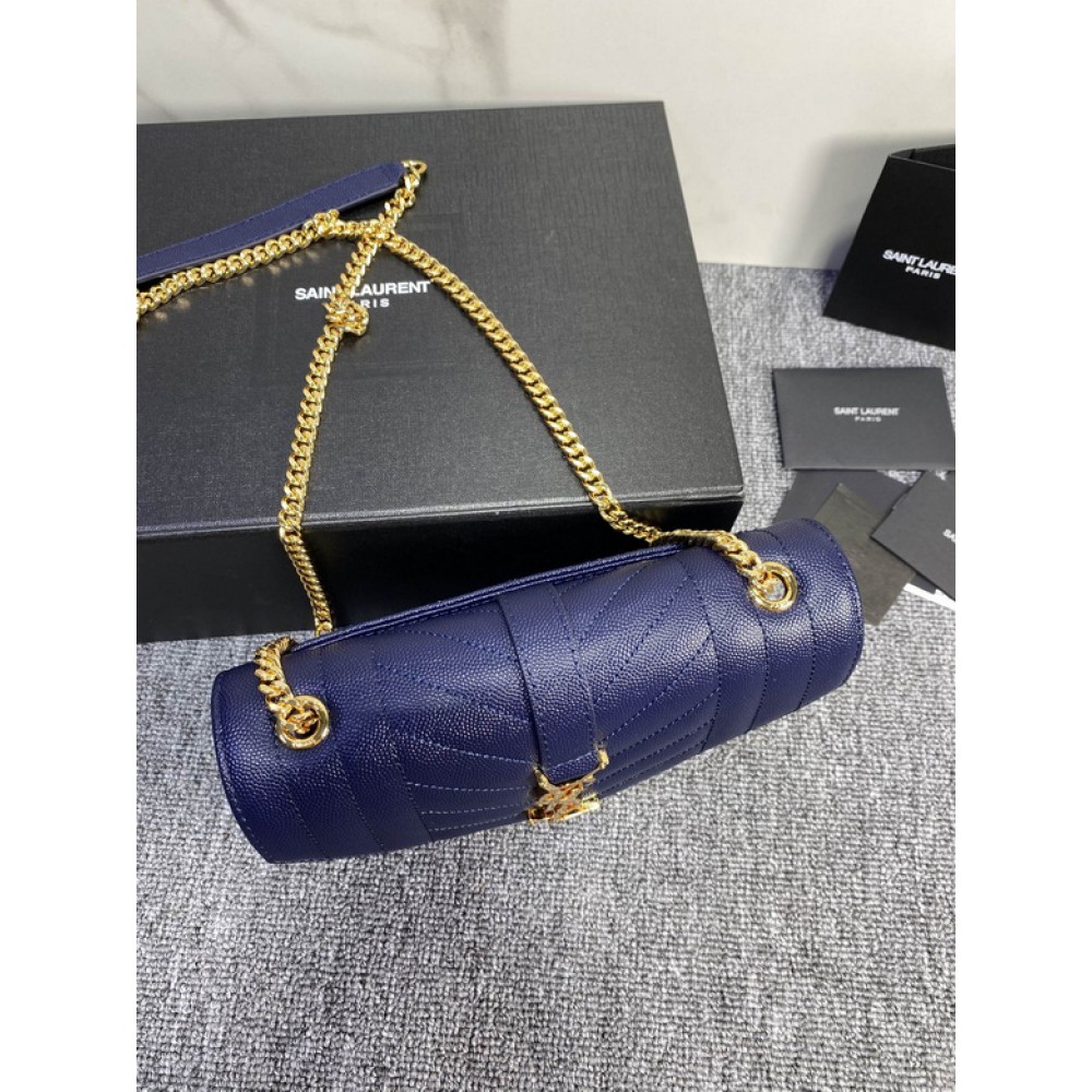 Ysl envelope in grained leather 21x13x6cm Bags