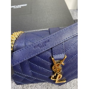 Ysl envelope in grained leather 21x13x6cm Bags