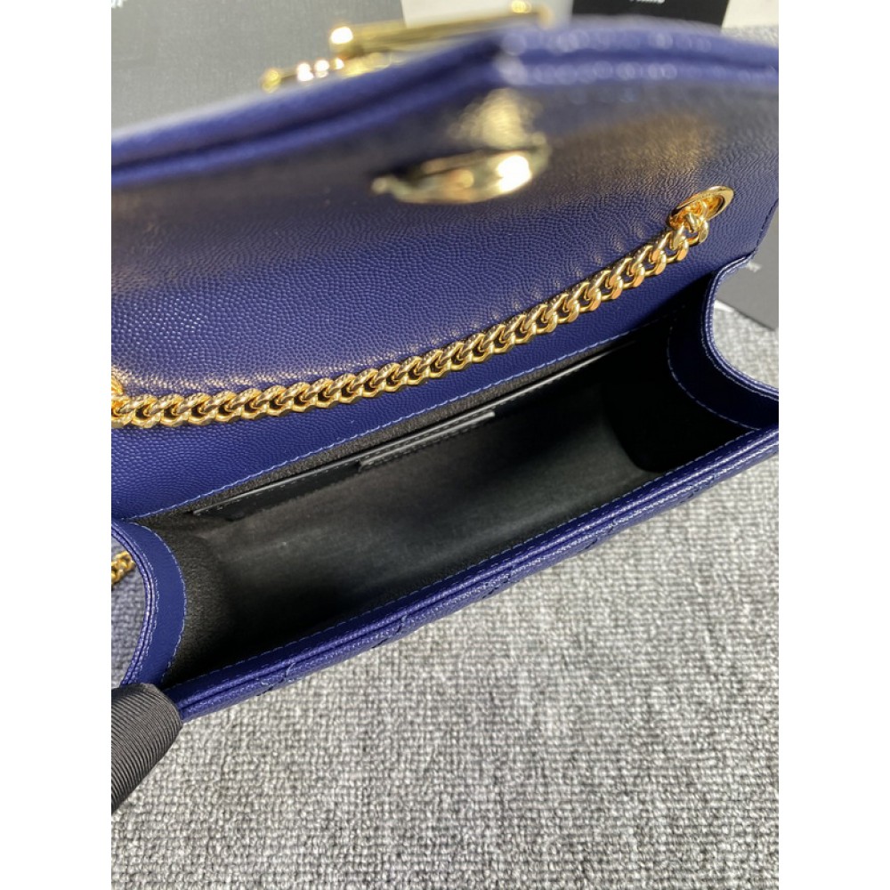 Ysl envelope in grained leather 21x13x6cm Bags