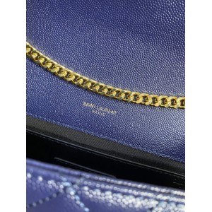 Ysl envelope in grained leather 21x13x6cm Bags