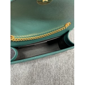 Ysl envelope in grained leather 21x13x6cm Bags