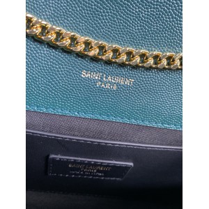 Ysl envelope in grained leather 21x13x6cm Bags