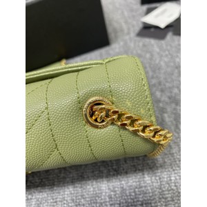 Ysl envelope in grained leather 21x13x6cm Bags