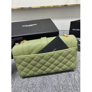 Ysl envelope in grained leather 21x13x6cm Bags