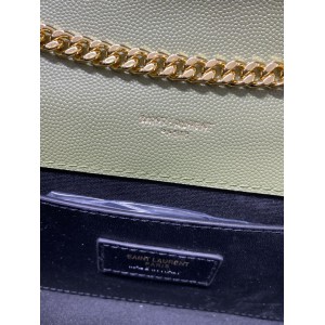 Ysl envelope in grained leather 21x13x6cm Bags