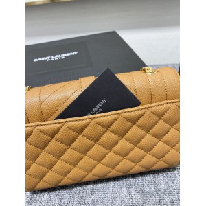 Ysl envelope in grained leather 21x13x6cm Bags