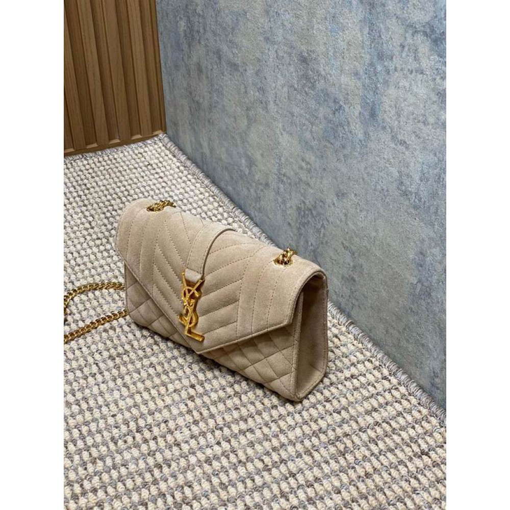 Ysl envelope in suede leather 21x13x6cm Bags