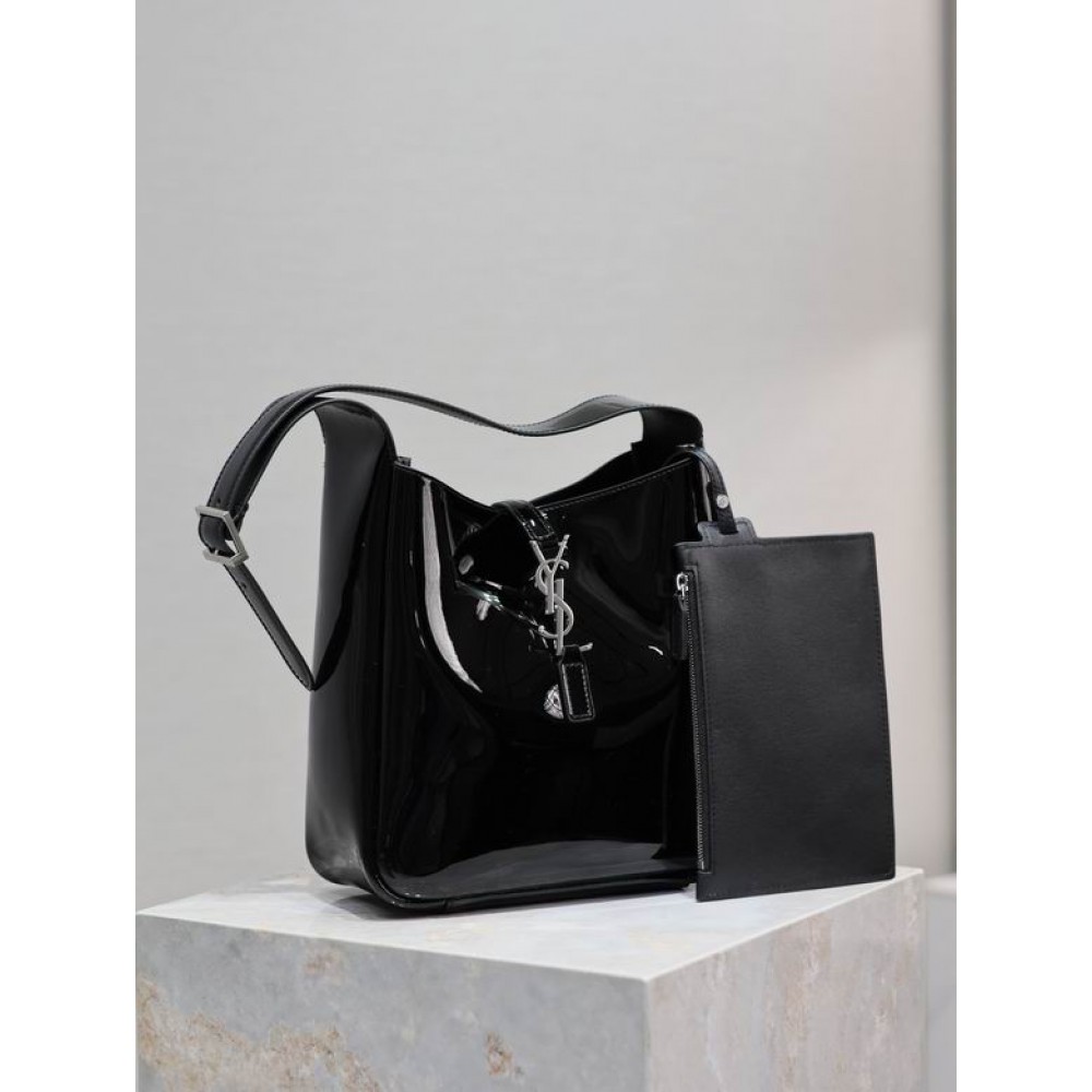 Ysl le 5 a 7 in pattent leather 23x22x8.5cm Bags