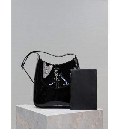 Ysl le 5 a 7 in pattent leather 23x22x8.5cm