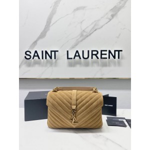 Ysl college in suede leather 24x17cm Bags