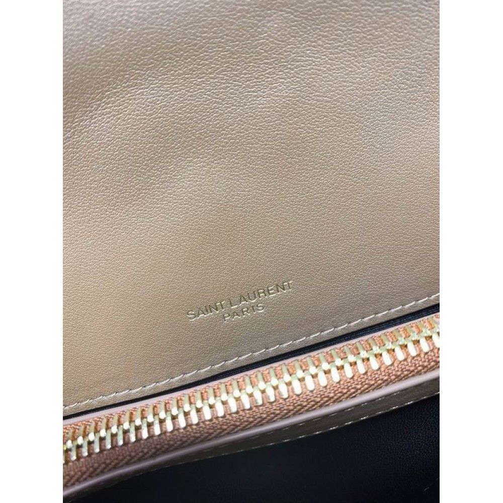 Ysl college in suede leather 24x17cm Bags