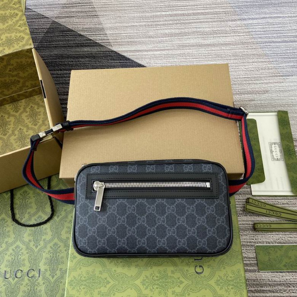 GG belt bag with zip pocket 792094 W24cm x H14cm x D5.5cm Bags